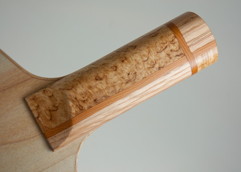 Blade: Willow<p><br />Handle: Masur Birch, White Oak, and Pacific Yew