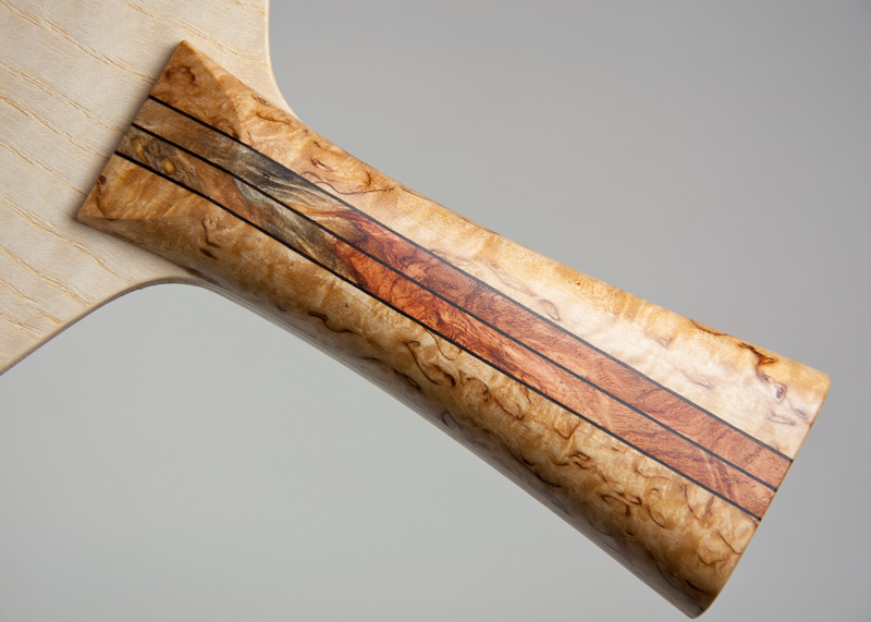 Blade: White Ash<p><br />Handle: Masur Birch and Amboyna Burl